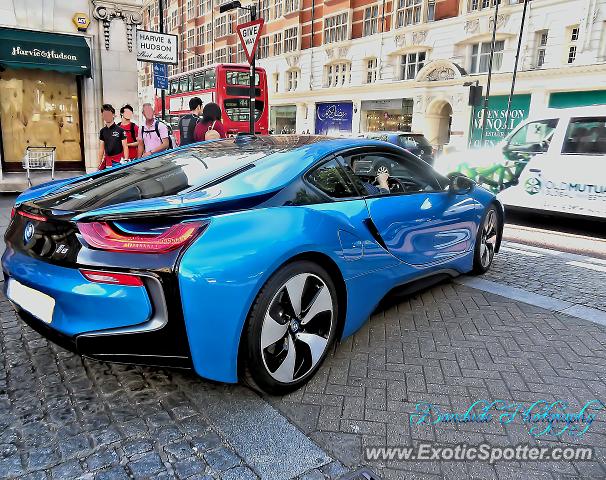 BMW I8 spotted in London, United Kingdom