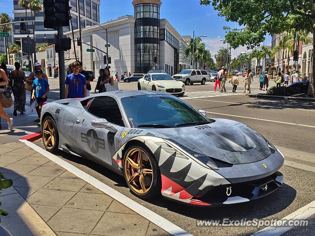 Ferrari 458 Italia spotted in Beverly Hills, California