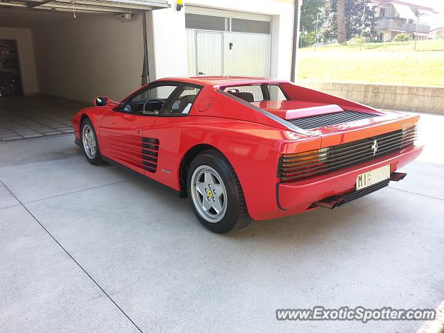 Ferrari Testarossa spotted in Pordenone, Italy