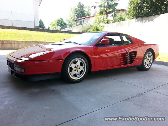 Ferrari Testarossa spotted in Pordenone, Italy