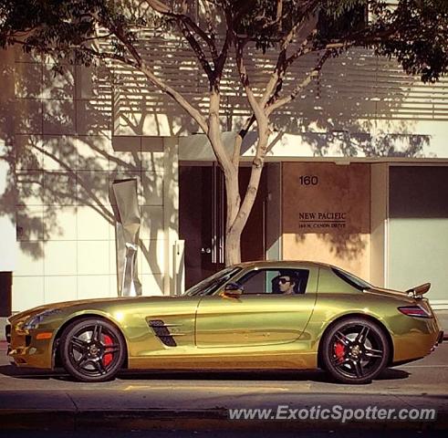 Mercedes SLS AMG spotted in Beverly Hills, California