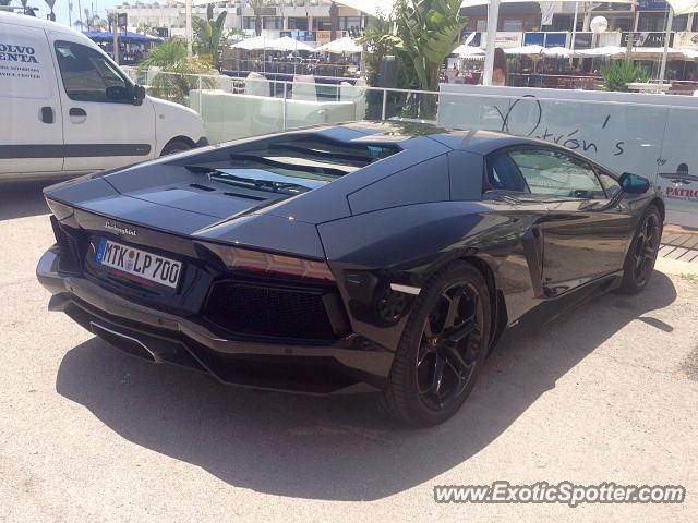 Lamborghini Aventador spotted in Vilamoura, Portugal