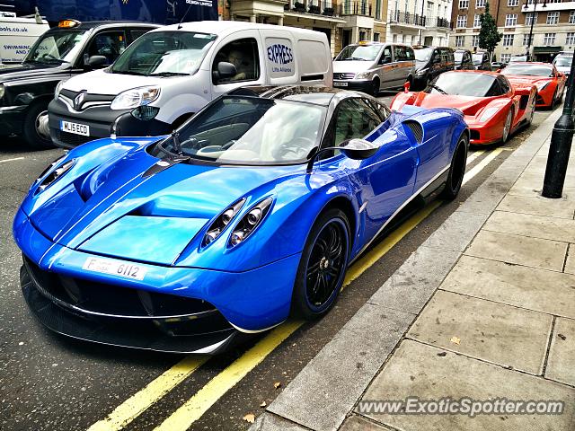 Pagani Huayra spotted in London, United Kingdom