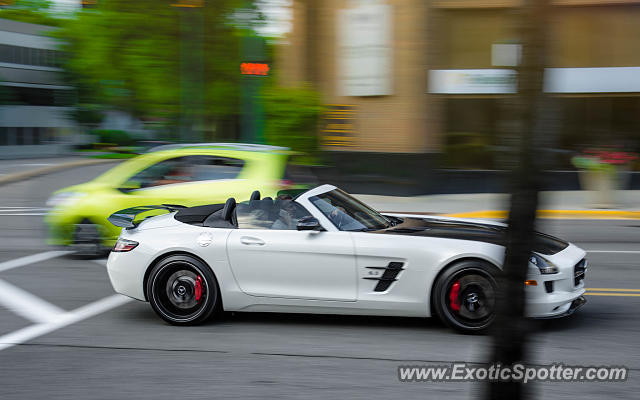 Mercedes SLS AMG spotted in Birmingham, Michigan