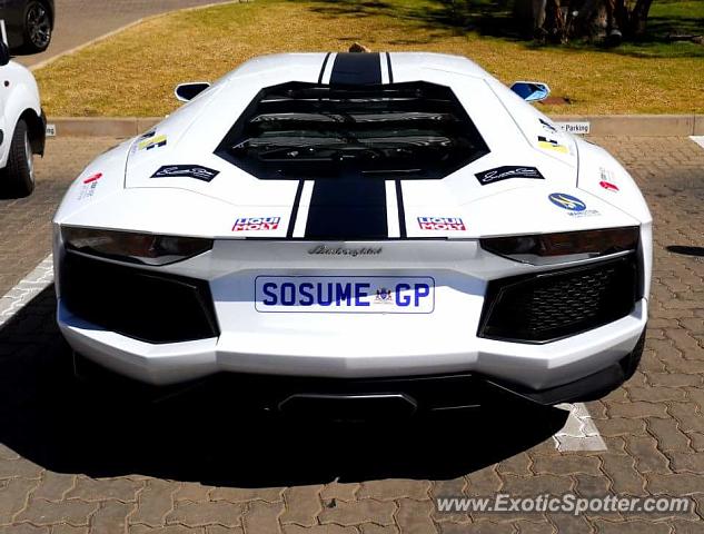 Lamborghini Aventador spotted in Johannesburg, South Africa