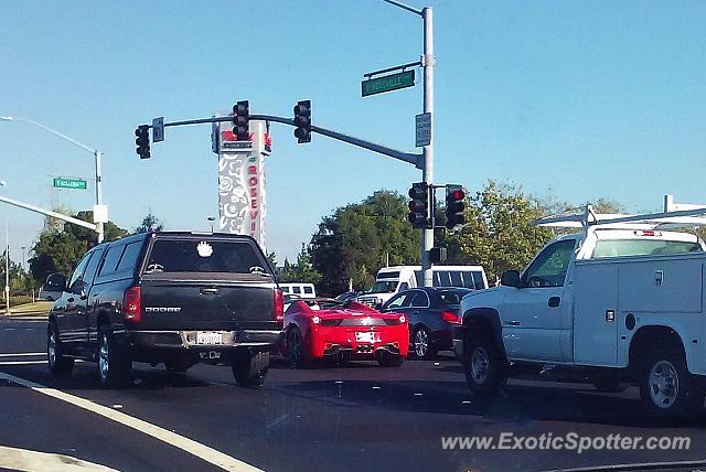 Ferrari 458 Italia spotted in Roseville, California