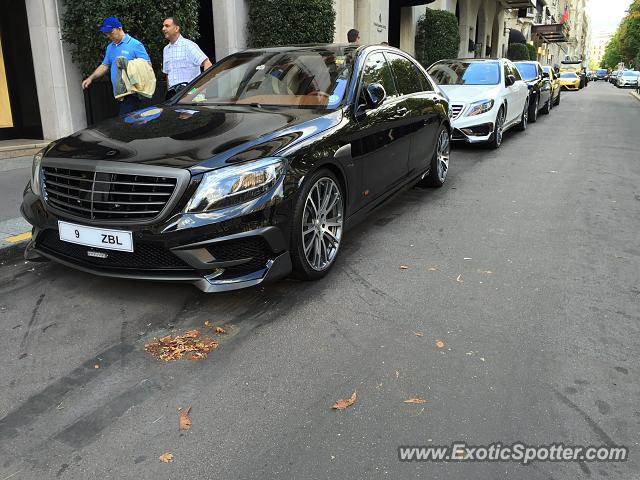 Mercedes S65 AMG spotted in Paris, France