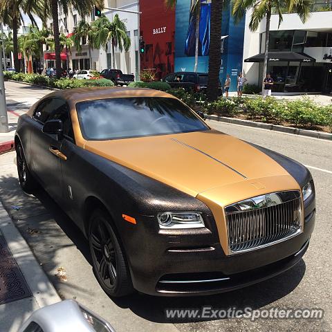 Rolls-Royce Phantom spotted in Beverly Hills, California