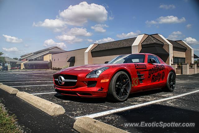 Mercedes SLS AMG spotted in Indianapolis, Indiana