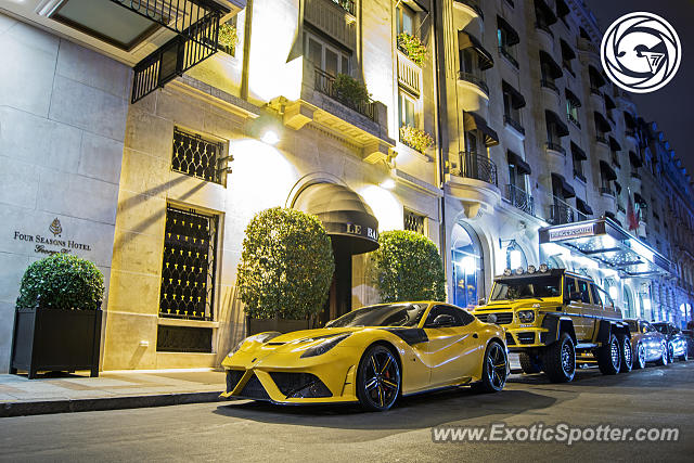 Ferrari F12 spotted in Paris, France