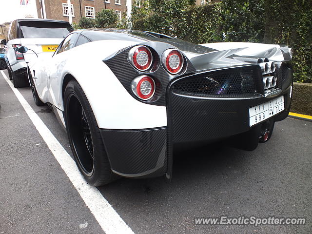 Pagani Huayra spotted in London, United Kingdom