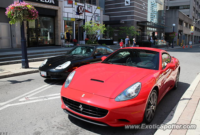 Ferrari California spotted in Toronto, Canada