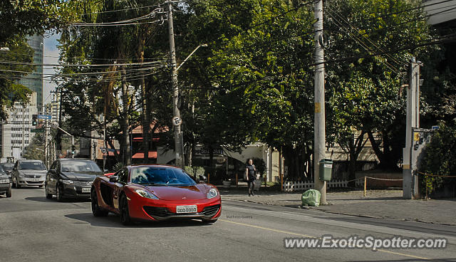 Mclaren MP4-12C spotted in São Paulo, Brazil