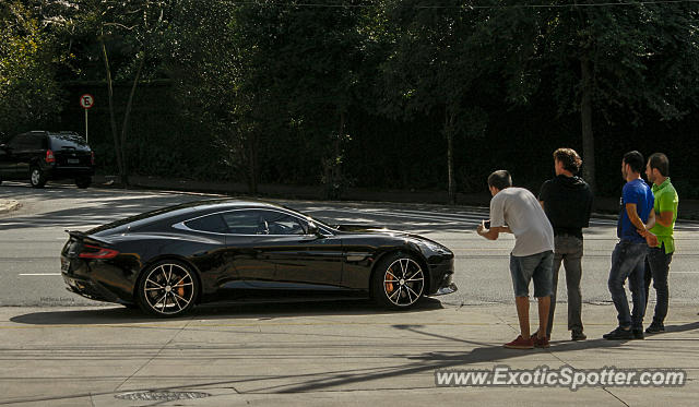 Aston Martin Vanquish spotted in São Paulo, Brazil