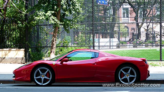 Ferrari 458 Italia spotted in NYC, New York