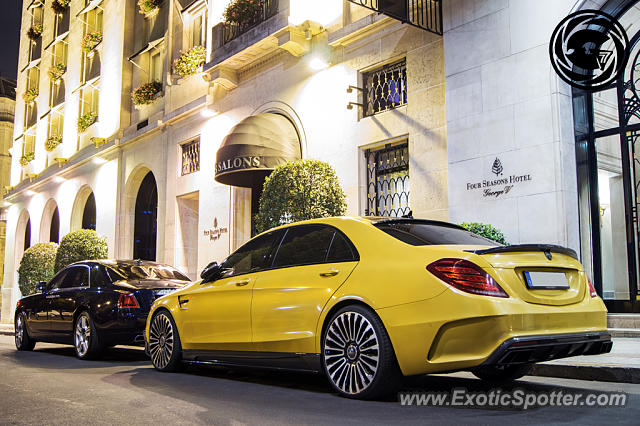 Mercedes S65 AMG spotted in Paris, France