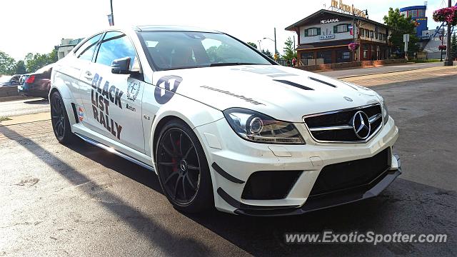 Mercedes C63 AMG Black Series spotted in Niagara Falls, Canada