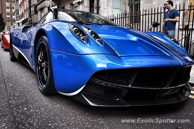 Pagani Huayra spotted in London, United Kingdom