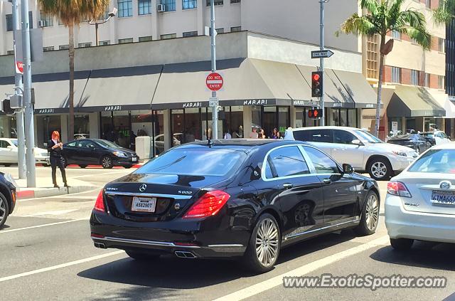 Mercedes Maybach spotted in Beverly Hills, California