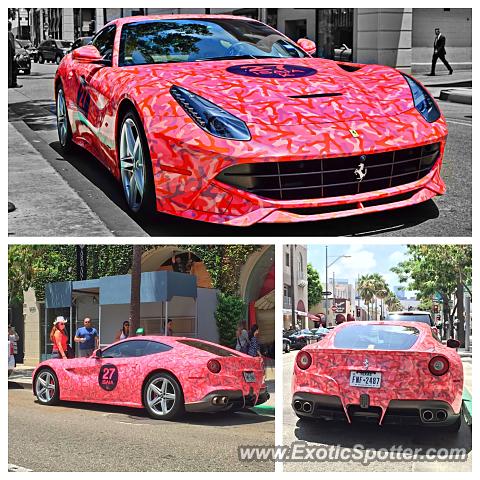 Ferrari F12 spotted in Beverly Hills, California