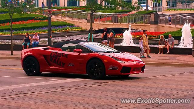 Lamborghini Gallardo spotted in Niagara Falls, Canada