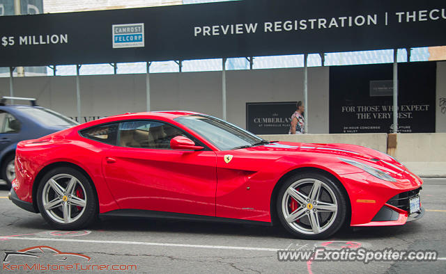 Ferrari F12 spotted in Toronto, Canada