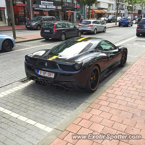 Ferrari 458 Italia spotted in Knokke, Belgium