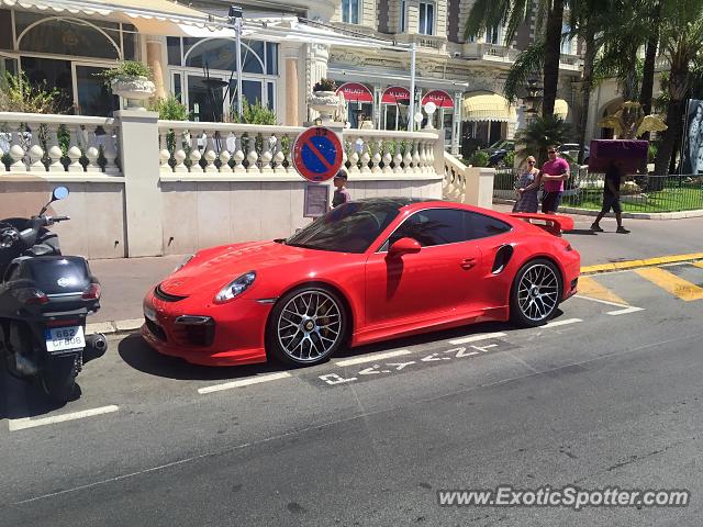 Porsche 911 Turbo spotted in Canne, France