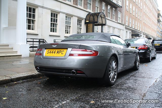 Aston Martin DB9 spotted in London, United Kingdom