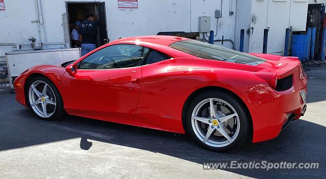 Ferrari 458 Italia spotted in Sherman Oaks, California