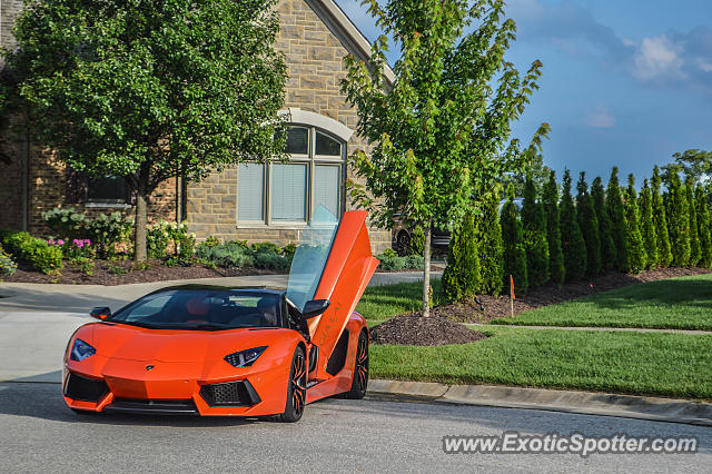 Lamborghini Aventador spotted in Cincinnati, Ohio