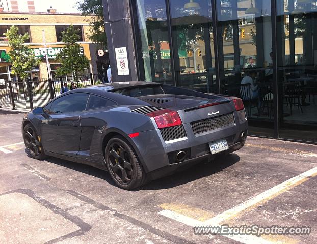 Lamborghini Gallardo spotted in Kitchener, Ont, Canada