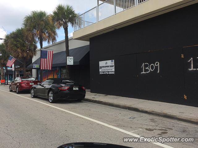 Maserati GranCabrio spotted in Fort Lauderdale, Florida