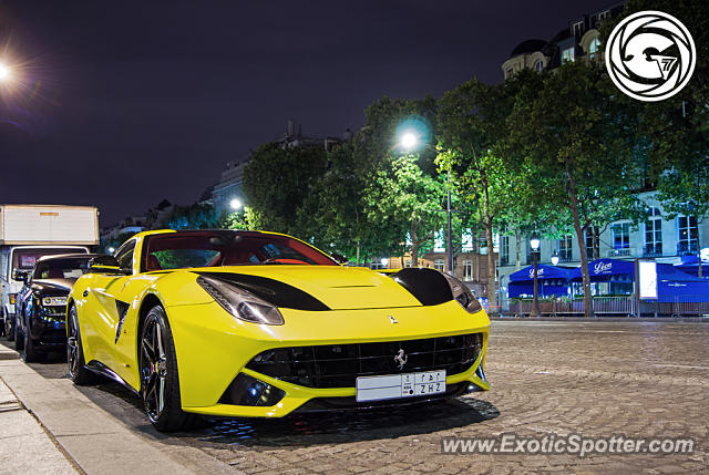 Ferrari F12 spotted in Paris, France