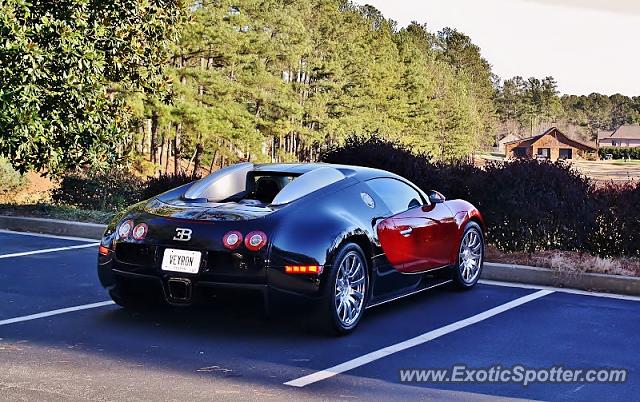 Bugatti Veyron spotted in Atlanta, Georgia