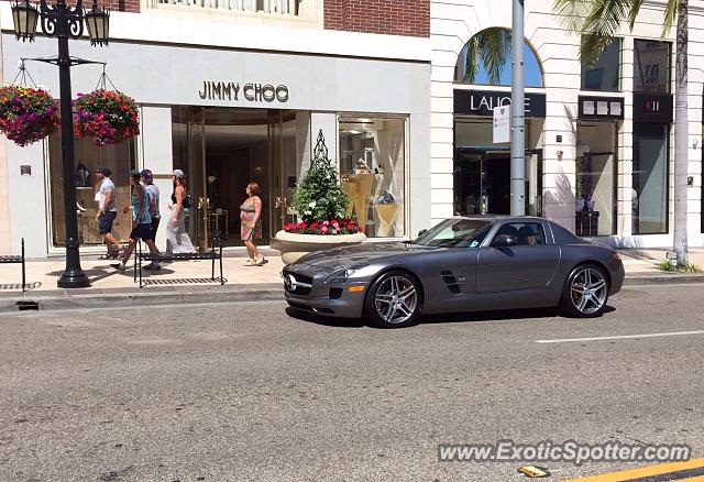 Mercedes SLS AMG spotted in Beverly Hills, California