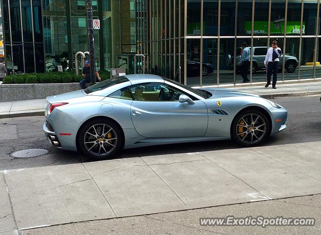 Ferrari California spotted in Toronto, Canada