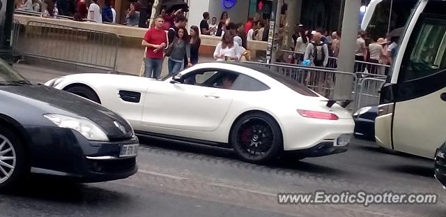 Mercedes SLS AMG spotted in Paris, France