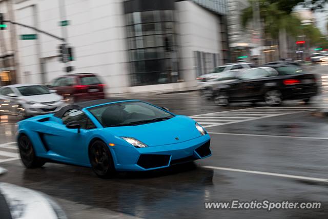 Lamborghini Gallardo spotted in Beverly Hills, California