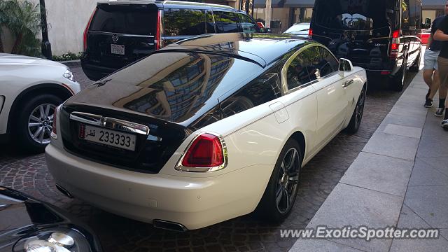 Rolls-Royce Wraith spotted in Beverly Hills, California