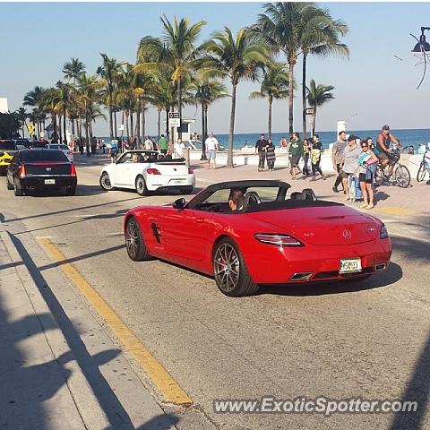 Mercedes SLS AMG spotted in Fort Lauderdale, Florida