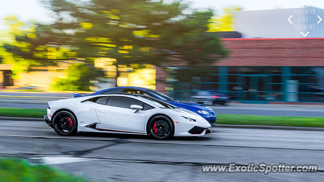 Lamborghini Huracan spotted in Birmingham, Michigan