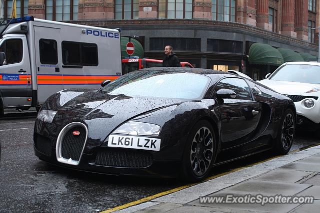 Bugatti Veyron spotted in London, United Kingdom