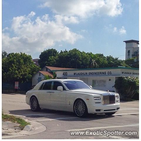 Rolls-Royce Phantom spotted in Fort Lauderdale, Florida