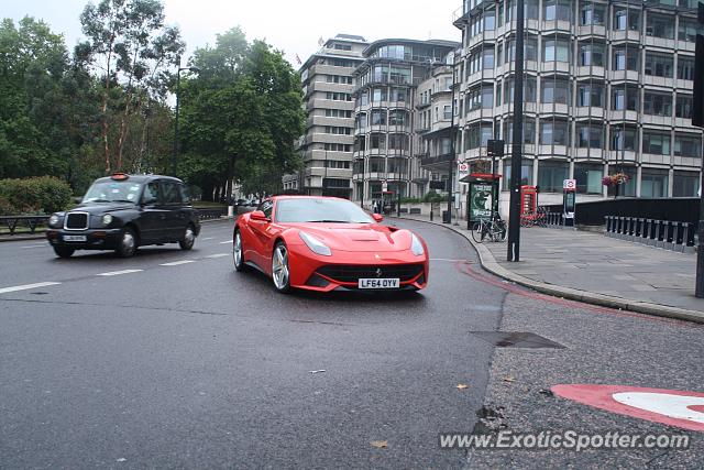 Ferrari F12 spotted in London, United Kingdom