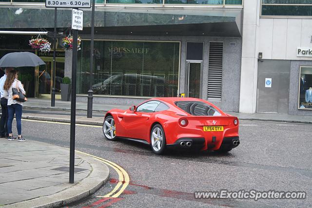 Ferrari F12 spotted in London, United Kingdom