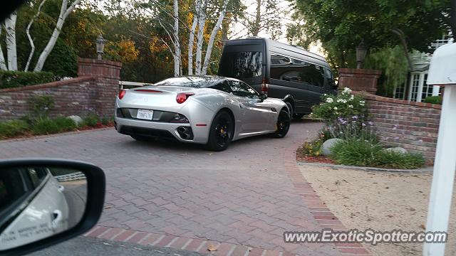 Ferrari California spotted in Calabasas, California