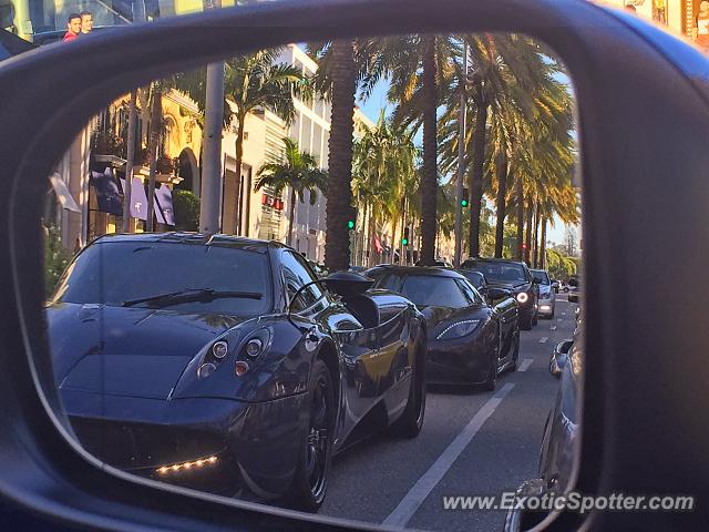 Pagani Huayra spotted in Beverly Hills, California