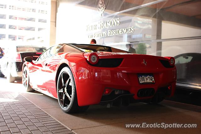 Ferrari 458 Italia spotted in Denver, Colorado