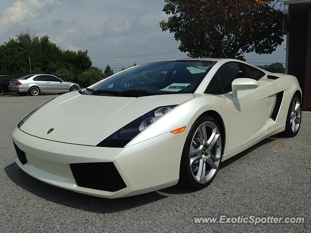 Lamborghini Gallardo spotted in Slatington, Pennsylvania